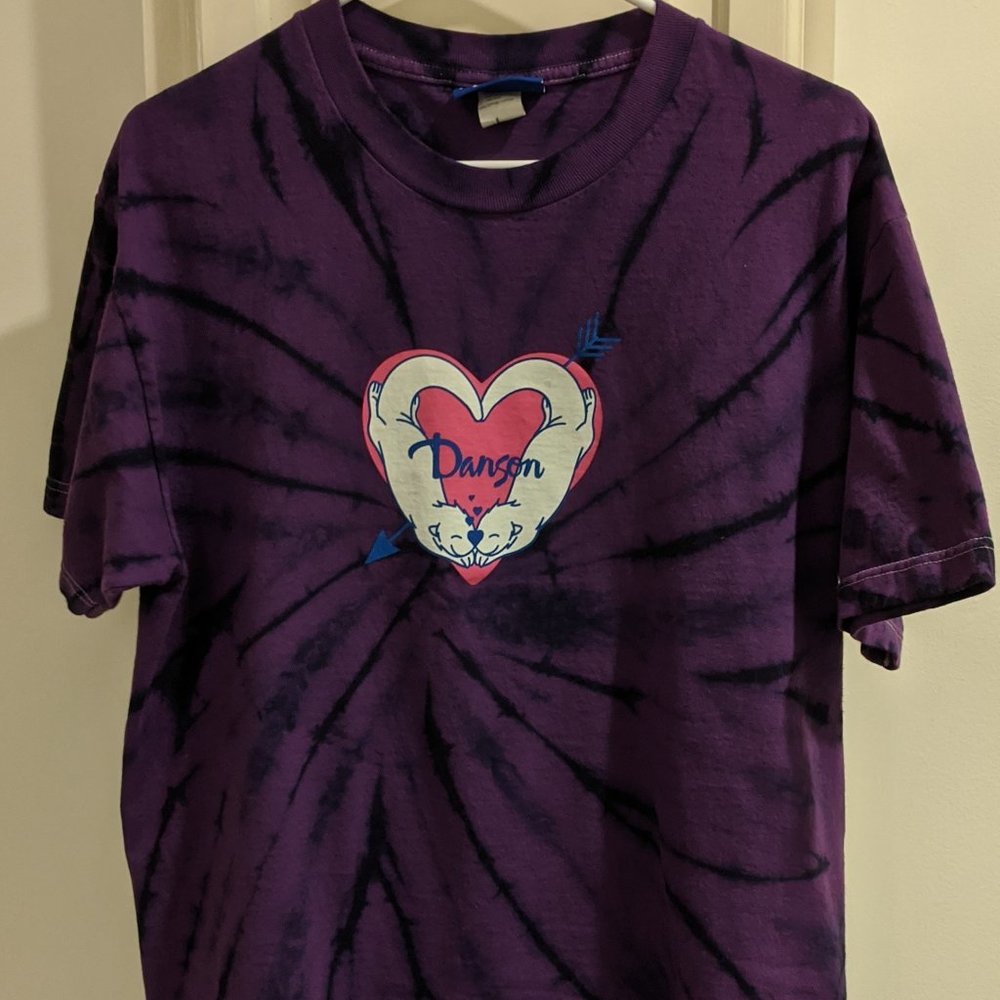 Purple tie-dye Danson Large Shirt